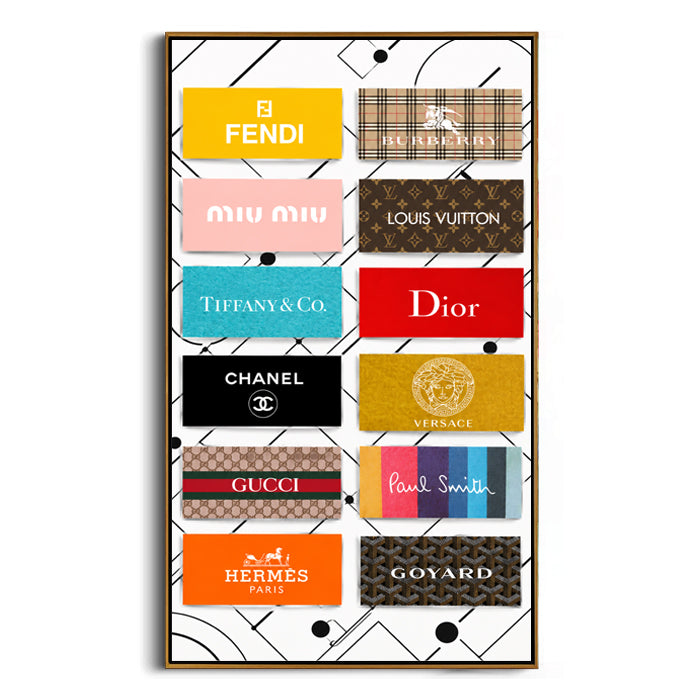 fashion boutique collage for modern interiors