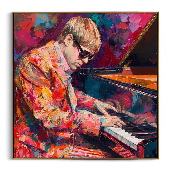 pianist portrait wall art