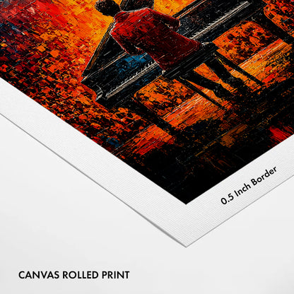 Grand Piano Concert Canvas Wall Art
