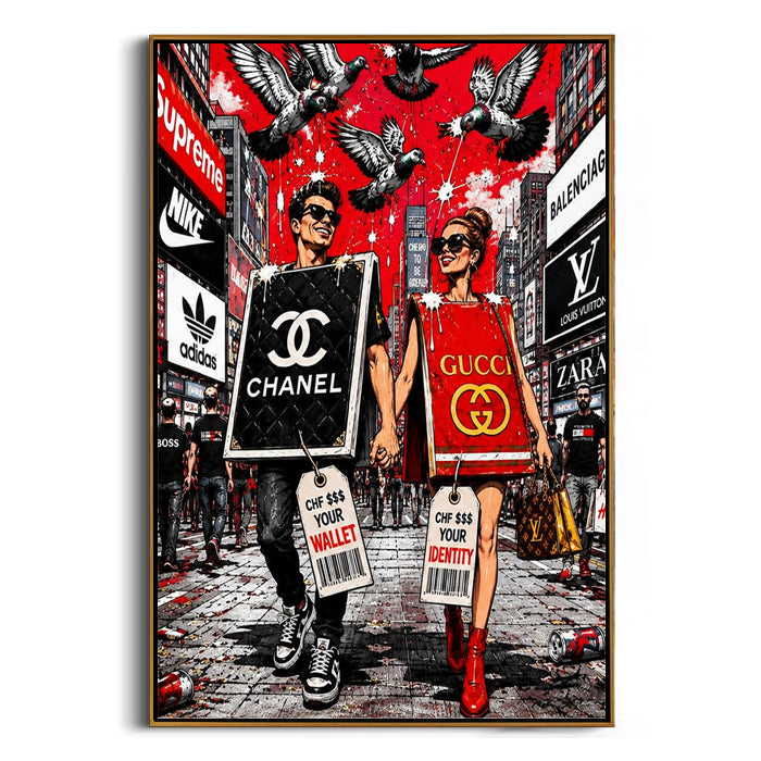 bold urban fashion pop art for modern interiors