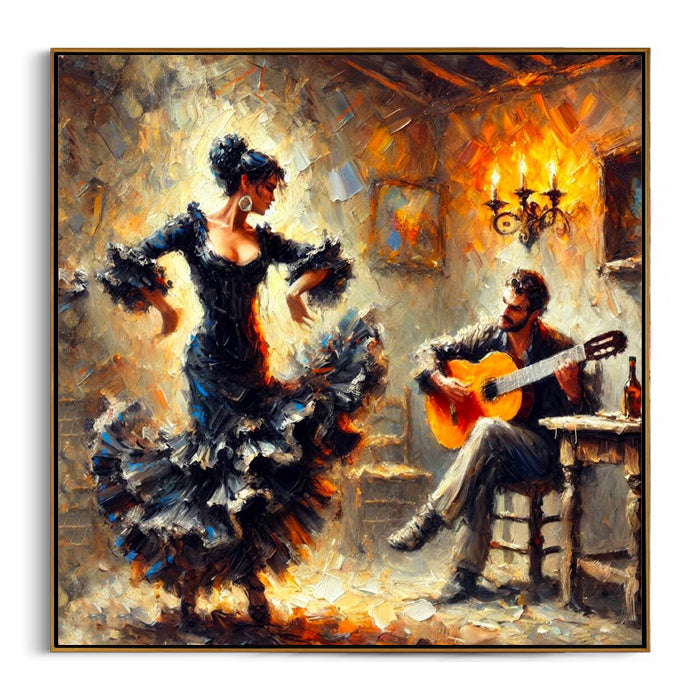 flamenco dancer canvas wall art