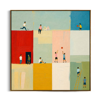 abstract-childhood-moments-canvas-wall-art-frame