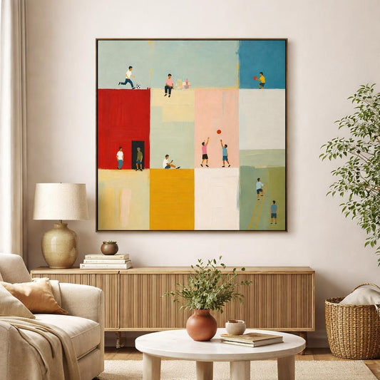 abstract-childhood-moments-canvas-wall-art