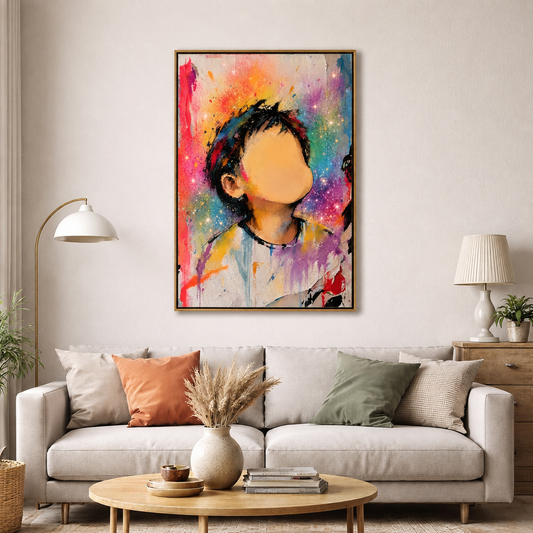 abstract-faceless-child-canvas-wall-art