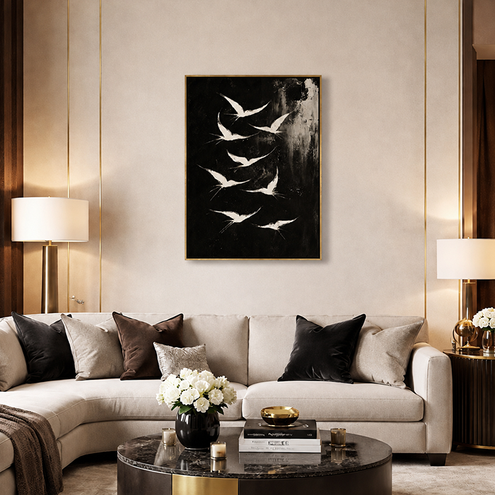 black-&-white-flying-birds-canvas-wall-art