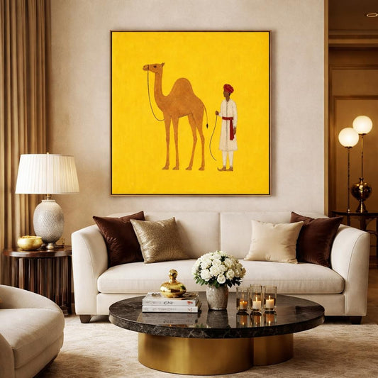 camel-desert-journey-canvas-wall-art