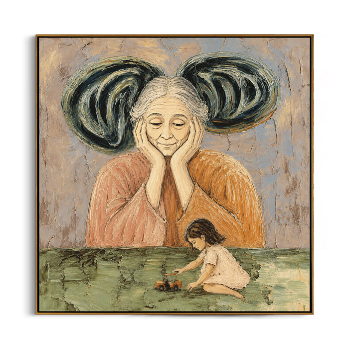 childhood-reflections-canvas-wall-art-frame
