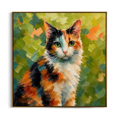 colorful-calico-cat-canvas-wall-art-frame