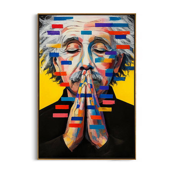 colorful-genius-portrait-framed-canvas-wall-art-frame