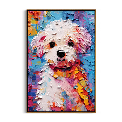 colorful-puppy-canvas-wall-art