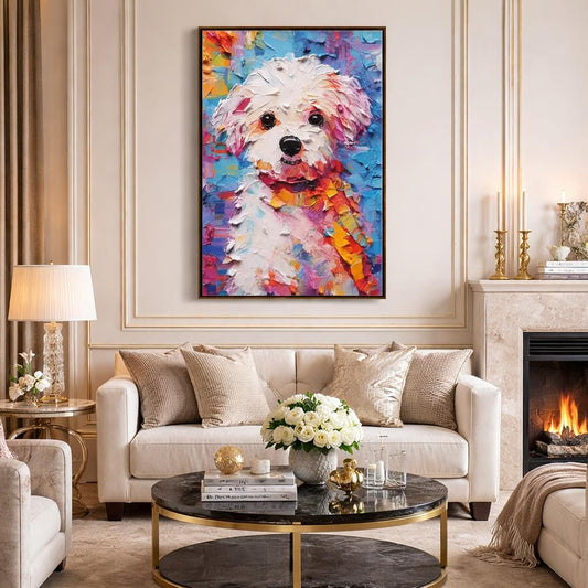 colorful-puppy-canvas-wall-art