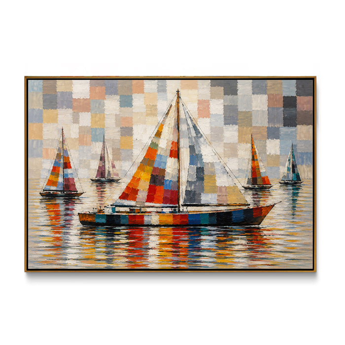 colorful-sailboat-wall-art-painting-frame