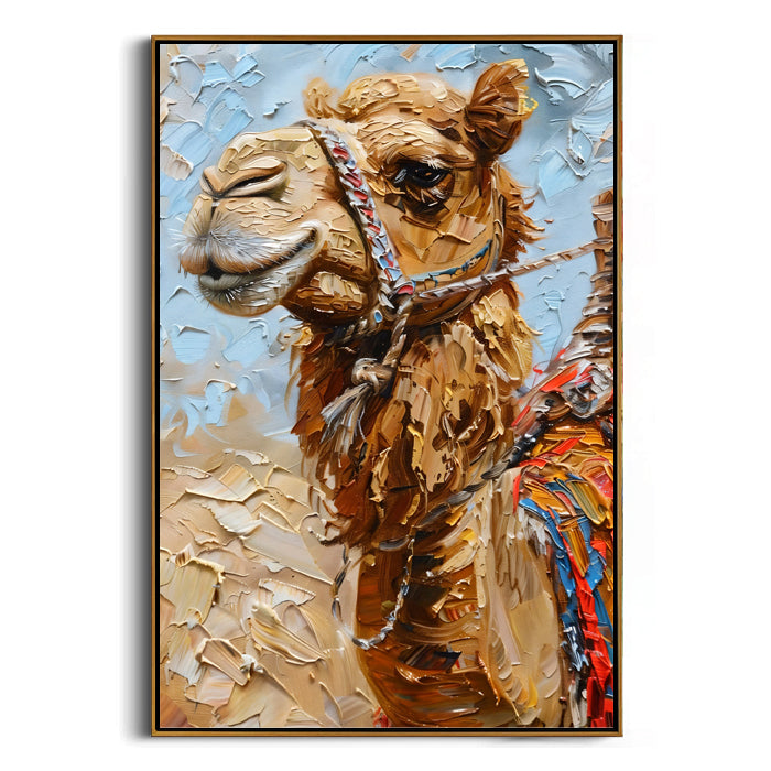 desert-wanderer-camel-canvas-art-frame