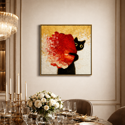 elegant-black-cat-canvas-wall-art