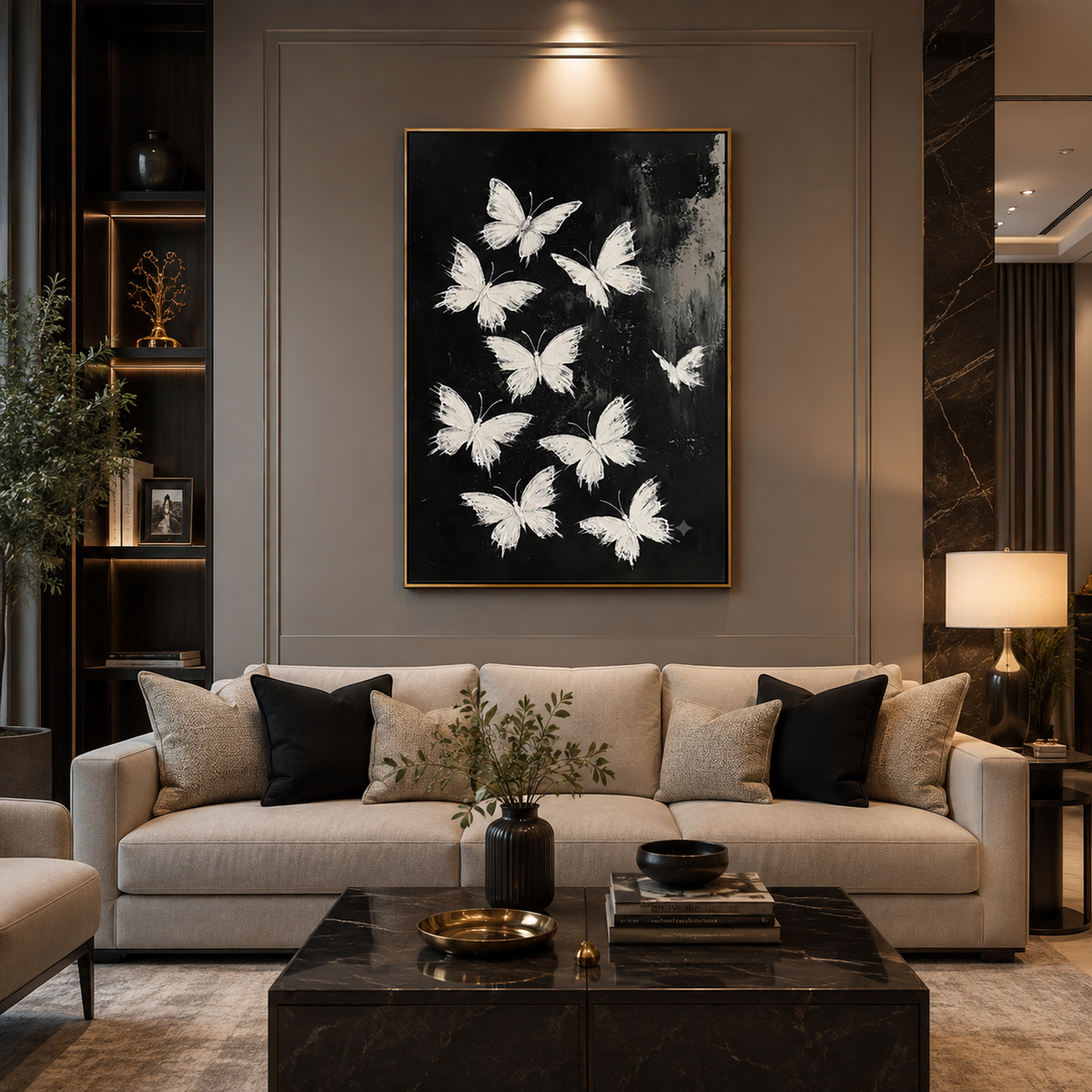 elegant-white-butterfly-canvas-wall-art
