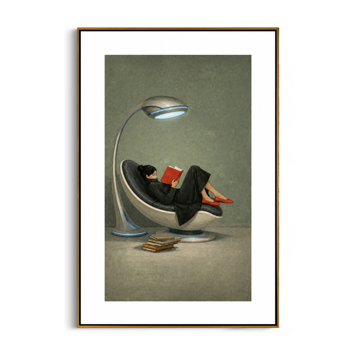 escape-into-a-good-book-canvas-wall-art-frame