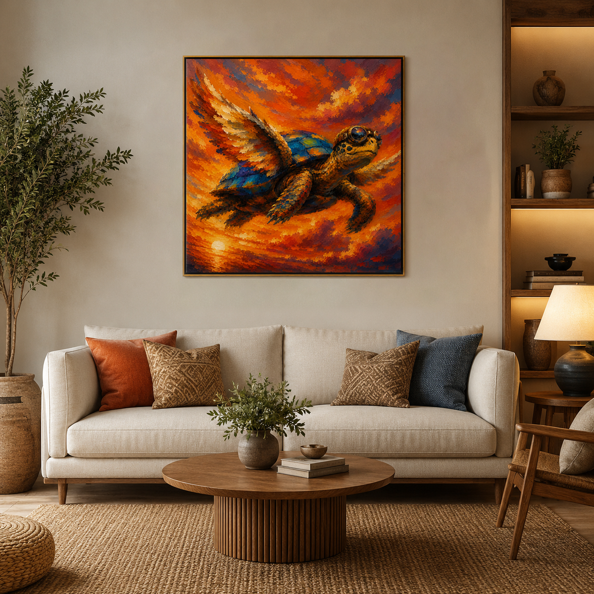 flying-sea-turtle-canvaswall-art
