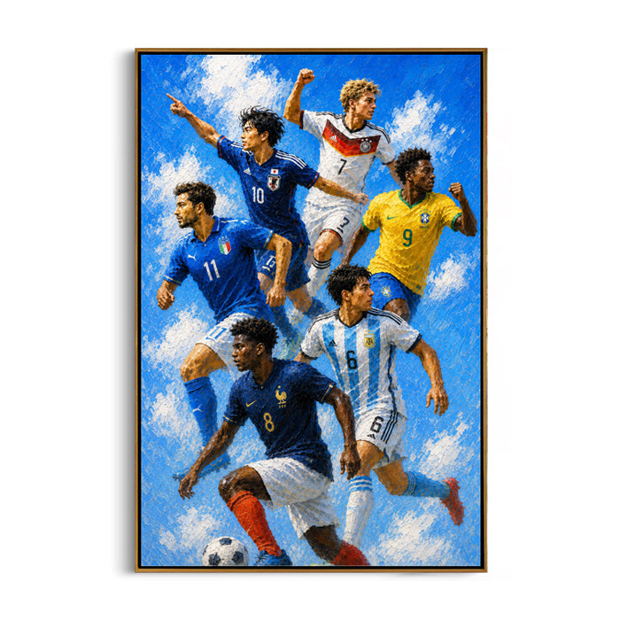 football-legends-canvas-wall-art-frame