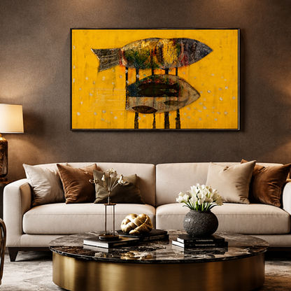golden-abstract-fish-canvas-wall-art