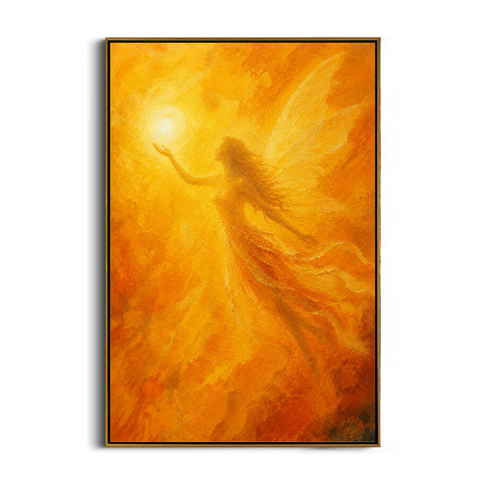 golden-fairy-angel-canvas-wall-art-frame