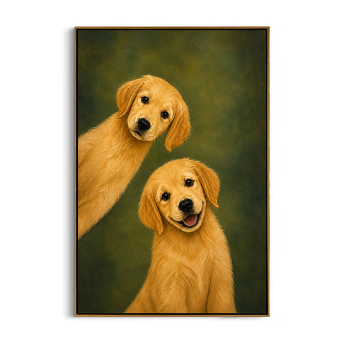 golden-retriever-puppies-canvas-wall-art-frame
