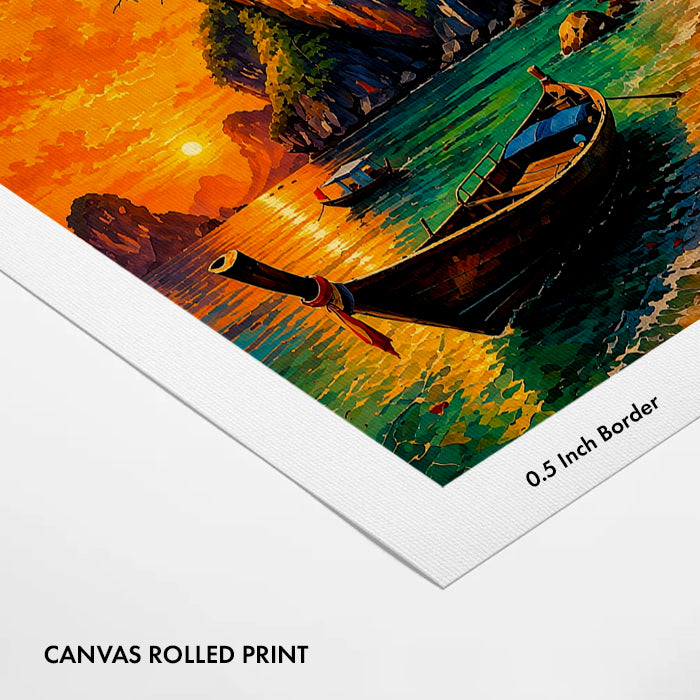 golden-sunset-tropical-beach-canvas-wall-art-print