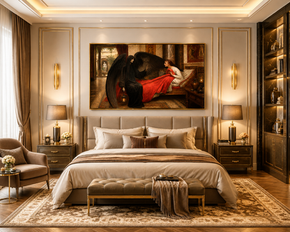 gothic-angel-woman-canvas-wall-art