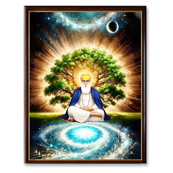 guru nanak dev ji canvas wall art