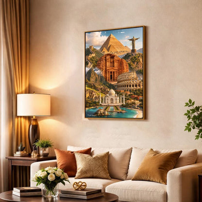 iconic-world-landmarks-canvas-wall-art