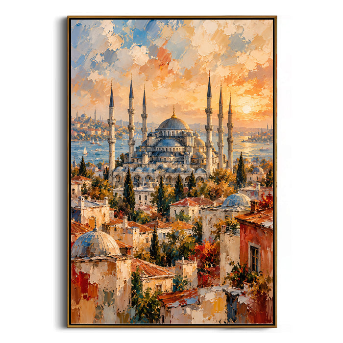istanbul-blue-mosque-canvas-painting-frame