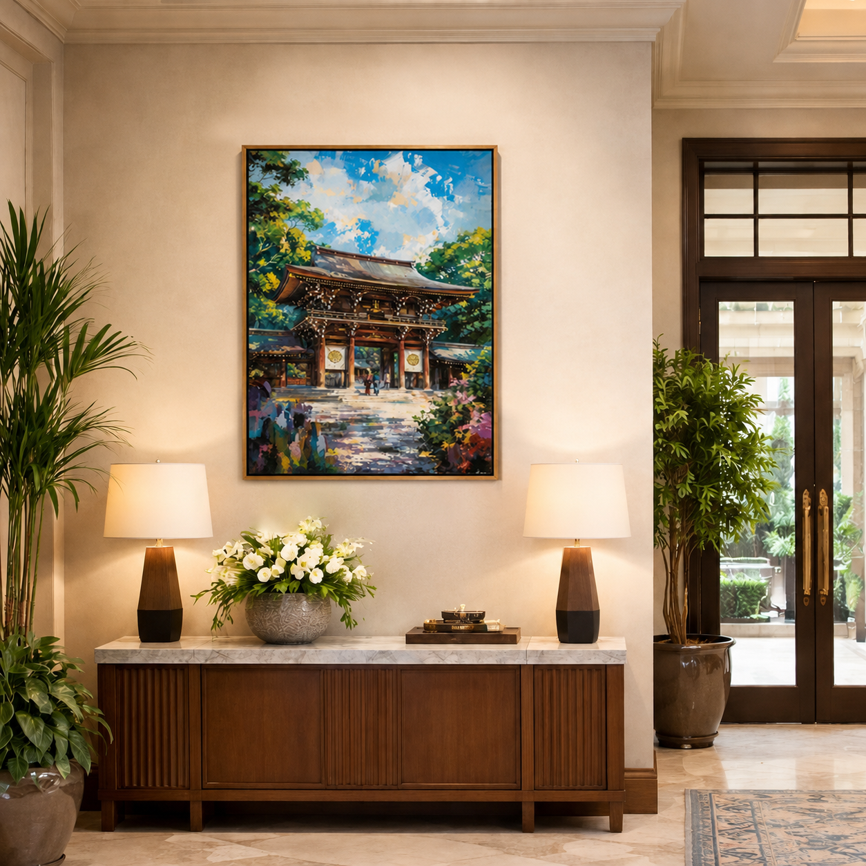 japanese-shrine-canvas-wall-art-painting