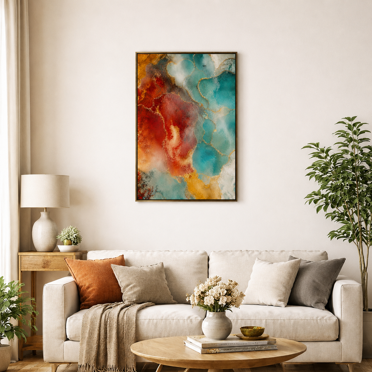 luxury-teal-gold-canvas-wall-art