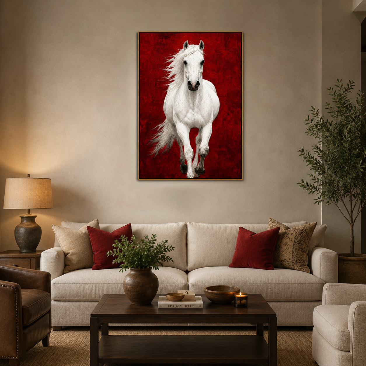 majestic-white-horse-canvas-wall-art