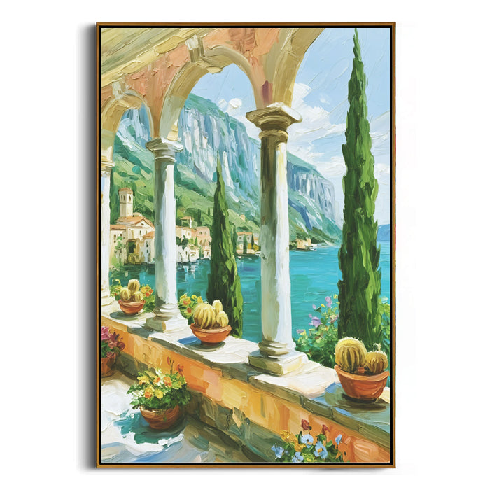 mediterranean-lake-view-canvas-painting-frame