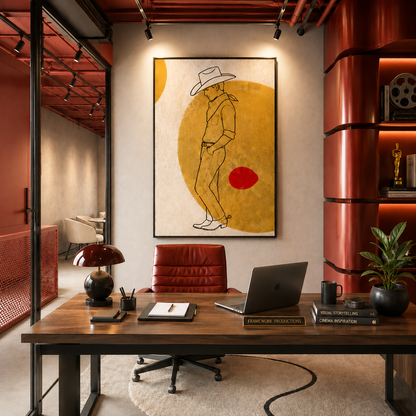 minimalist-cowboy-canvas-wall-art