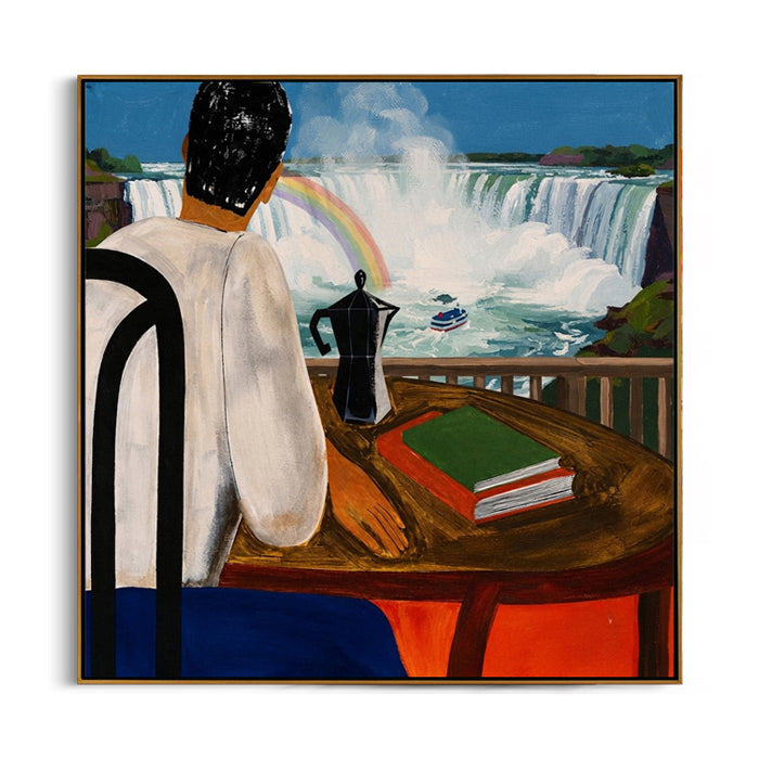 morning-coffee-with-waterfall-view-canvas-wall-art-frame