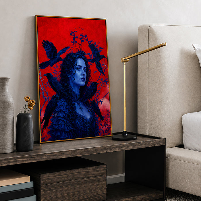 mystic-raven-queen-canvas-wall-art