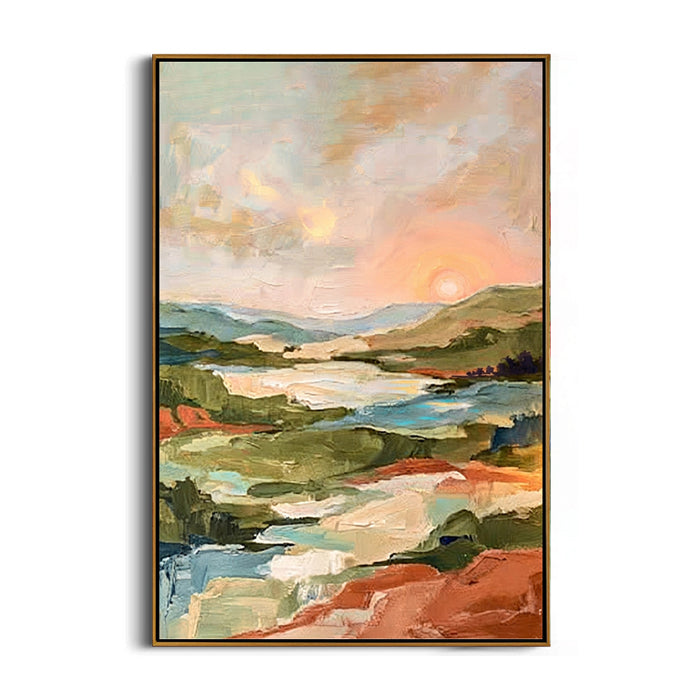 pastel-sunset-landscape-canvas-painting-frame