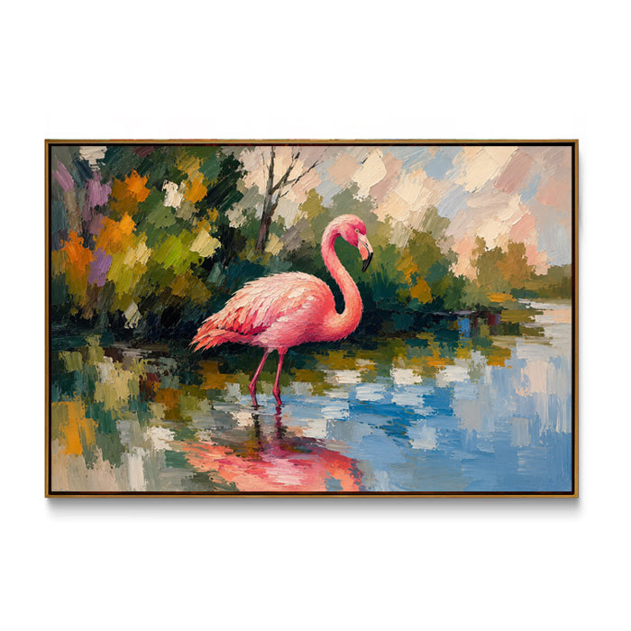 pink-flamingo-canvas-wall-art-frame