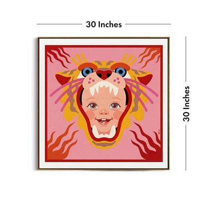 playful-tiger-cub-kids-canvas-wall-art-dimension