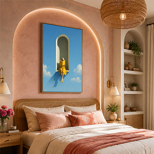 reading-above-the-clouds-canvas-wall-art