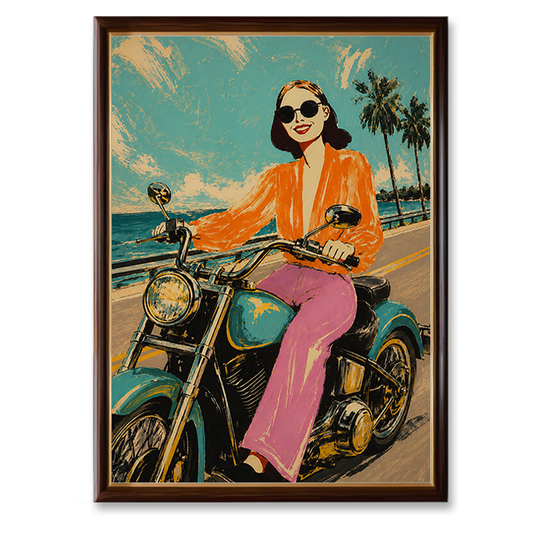 Ride Into Freedom Canvas Wall Art
