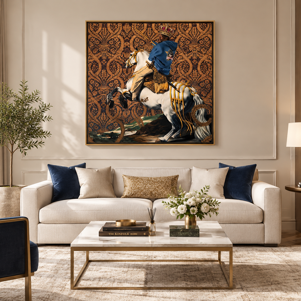 royal-horse-rider-wall-art