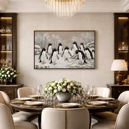 royal-penguin-colony-canvas-wall-art-print