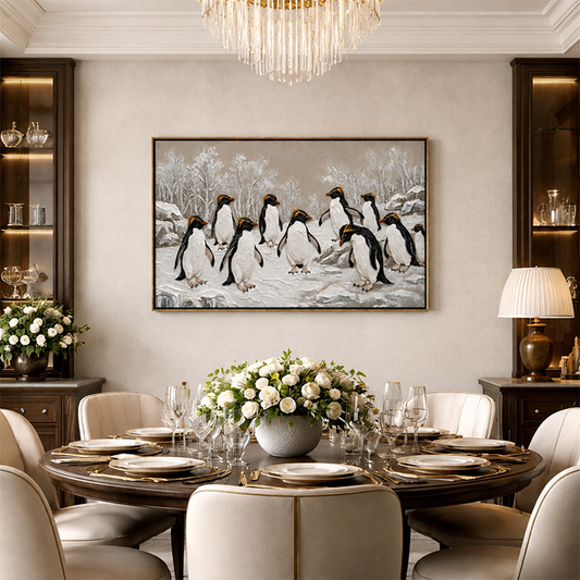 royal-penguin-colony-canvas-wall-art-print