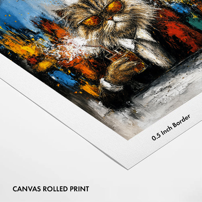 sophisticated-cat-canvas-wall-art-print