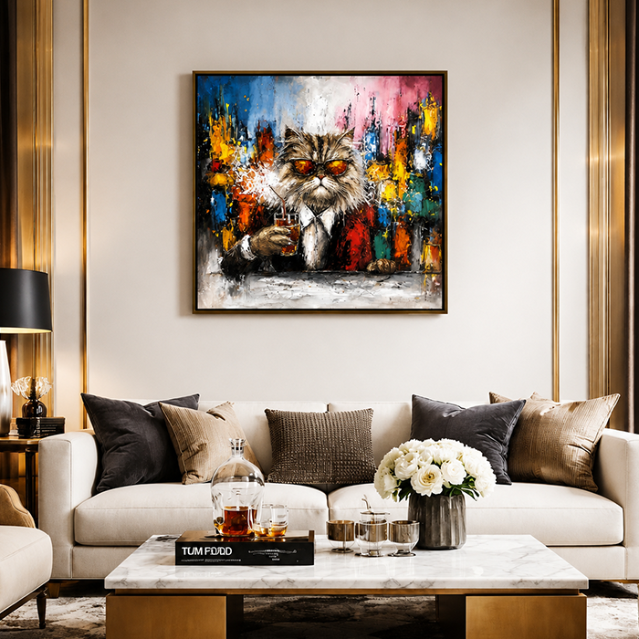sophisticated-cat-canvas-wall-art