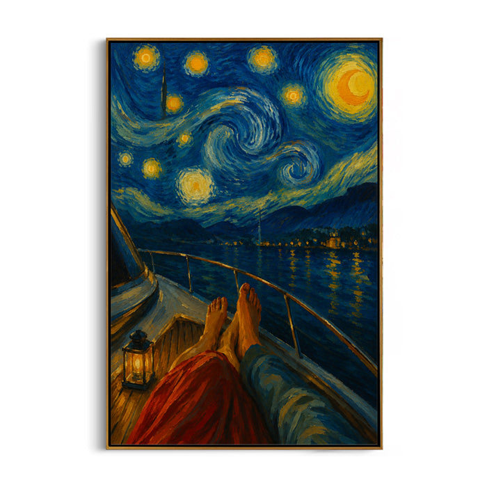 starry-night-sailing-canvas-wall-art-frame