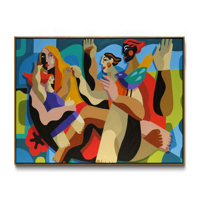modern figurative painting for contemporary home decor