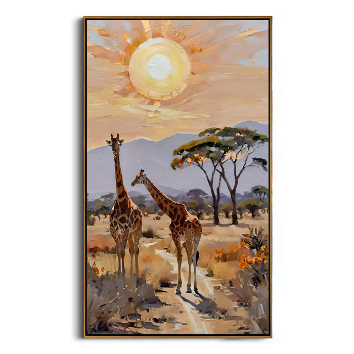 stunning-african-safari-sunset-wildlife-painting-for-home-decor-frame